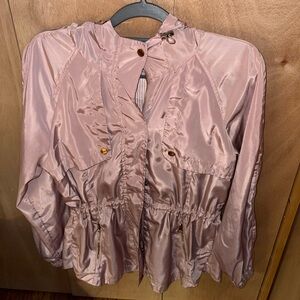 Blu Pepper Mauve Satin Utility Jacket